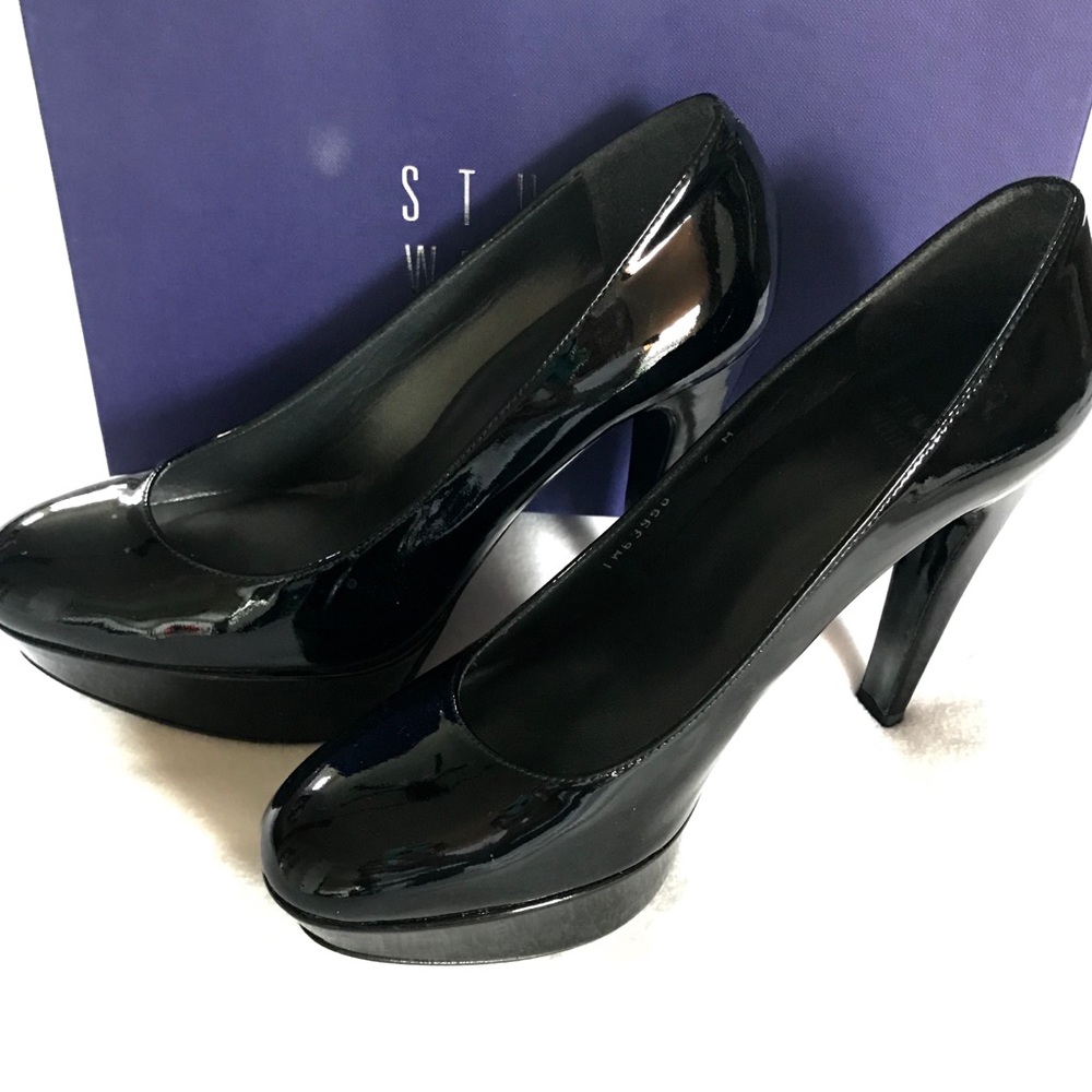 EUC Stuart Weitzman "Stilts" Platform Heels